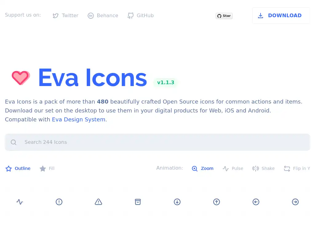 Photo of resource Eva Icons